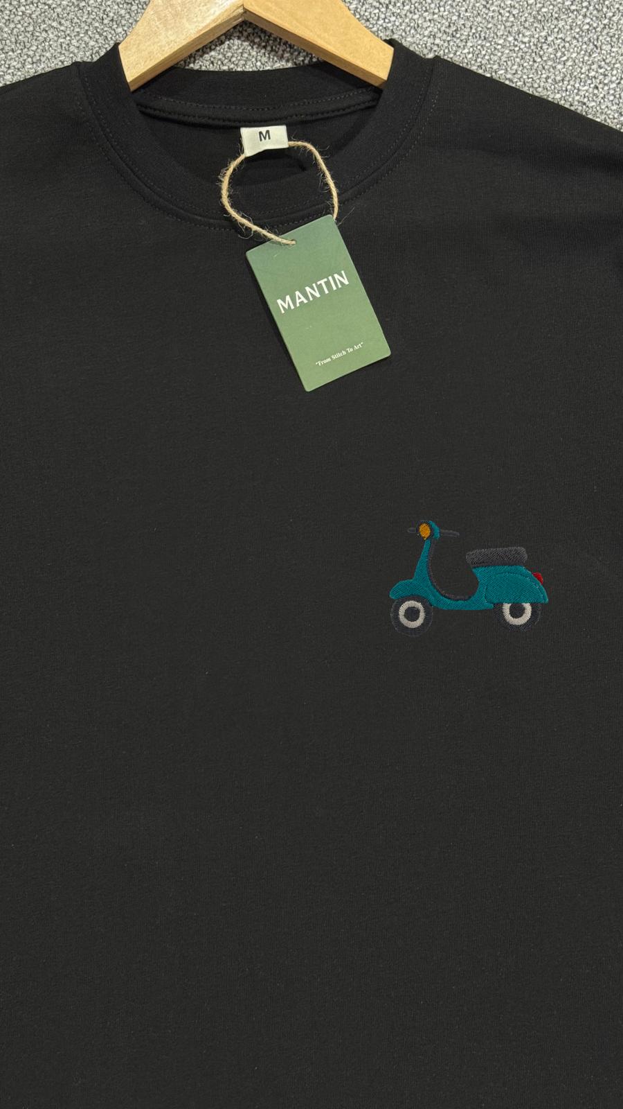 Siyah Uzun Kollu Basic Tshirt Rüzgarla Yarış