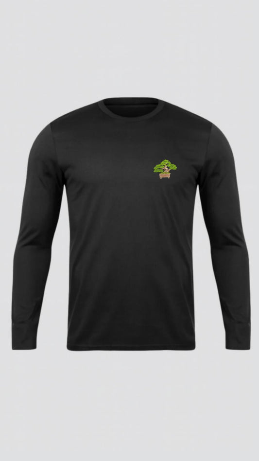 Siyah Uzun Kollu Basic Tshirt Bonsai